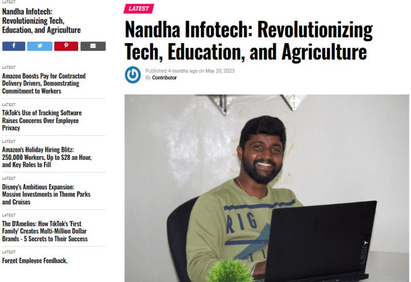 Revolutionizing tech| Nandha Infotech