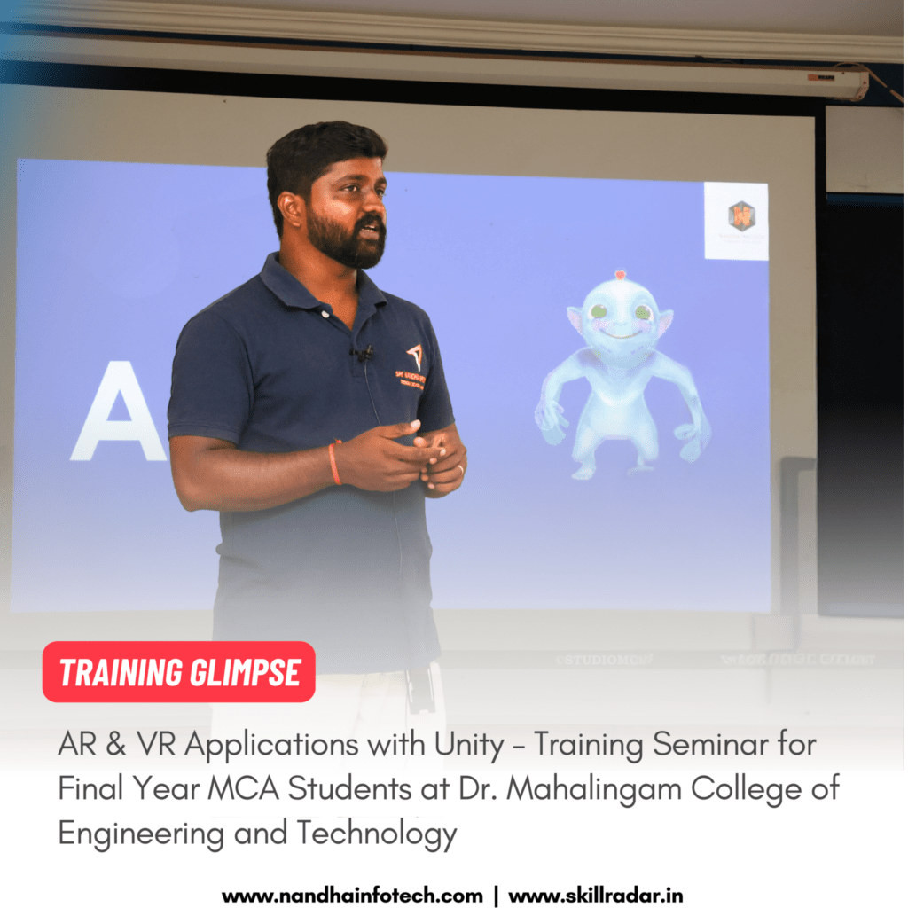 training seminar for final year mca students at dr. mahalingam college | pollachi | coimbatore | nandhainfotech