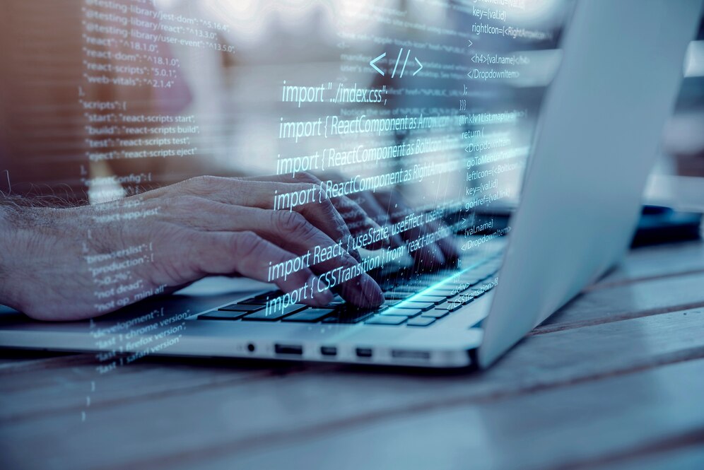 programming-background-with-person-working-with-codes-computer | coimbatore | nandhainfotech | web development